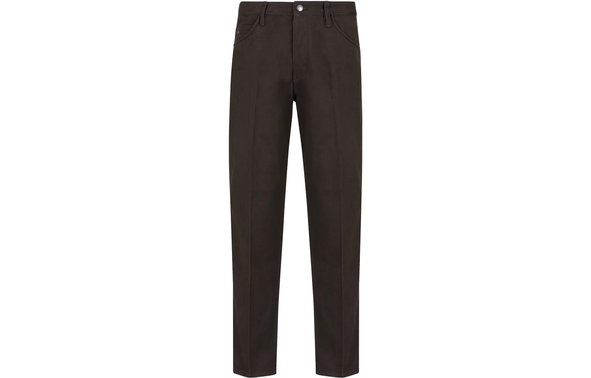 Cheap EMPORIO ARMANI FW23 純色直筒拉鍊休閒牛仔褲 6R1J69-1NGRZ-105A6