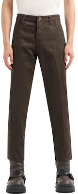 EMPORIO ARMANI FW23 純色直筒拉鍊休閒牛仔褲 6R1J69-1NGRZ-105A6 2