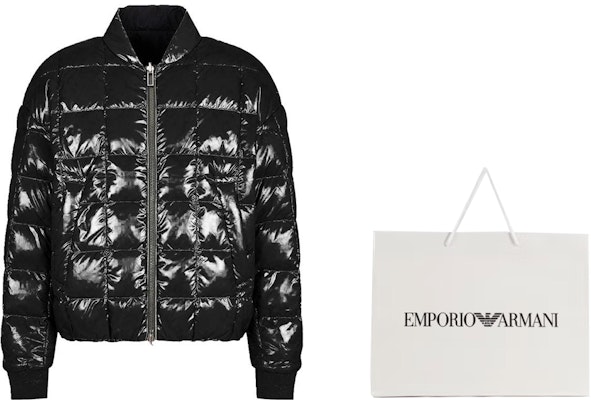 EMPORIO ARMANI FW23 Jaket Hangat Warna Solid dengan Kolar Berdiri dan Zipper. 6R1B84-1NHMZ-06D9 Lookbook EMPORIO ARMANI FW23 Jaket Hangat Warna Solid dengan Kolar Berdiri dan Zipper. 6R1B84-1NHMZ-06D9