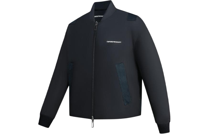 Cheap EMPORIO ARMANI FW23 Jaket Hangat Warna Solid dengan Kolar Berdiri dan Zipper. 6R1B84-1NHMZ-06D9