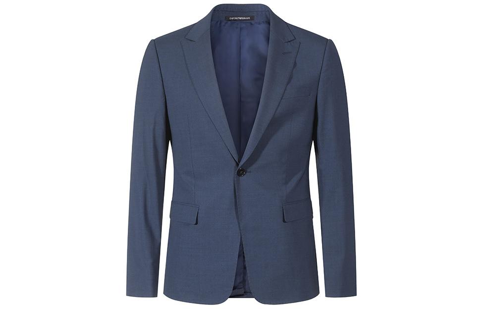 EMPORIO ARMANI FW23  Solid Single-Button Long Sleeve Suit - Dark Blue D41VD6-01506-918 圖 3