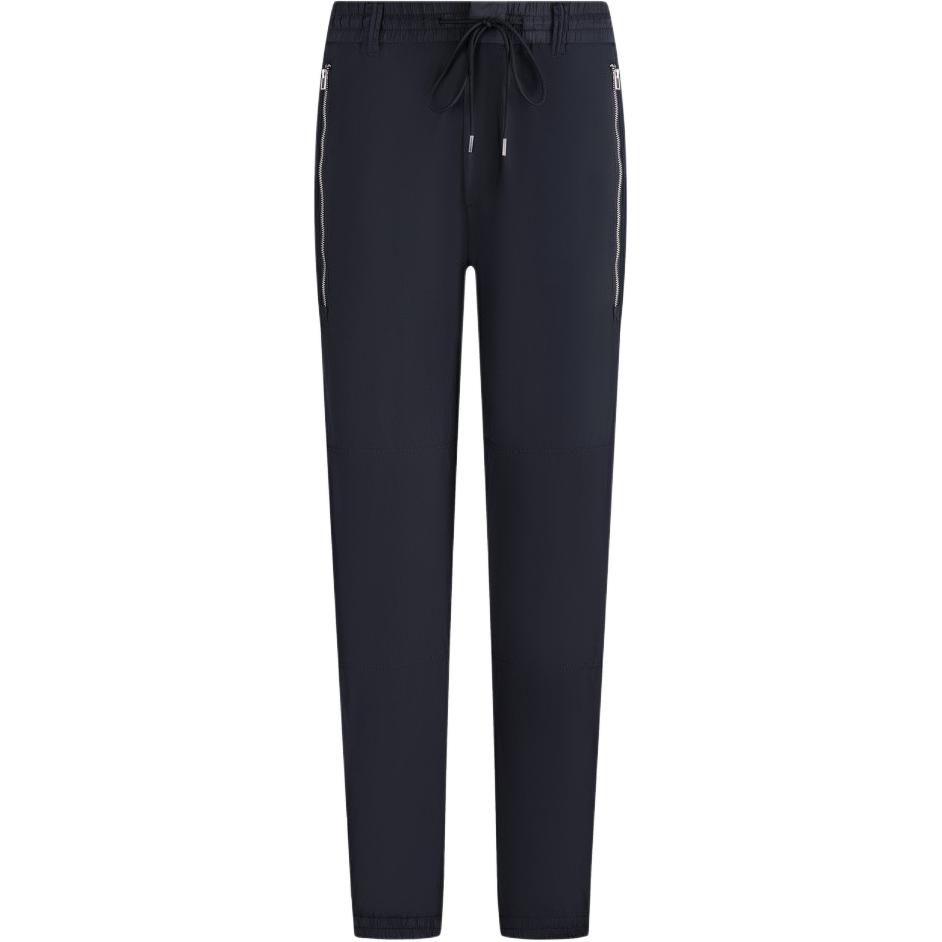 EMPORIO ARMANI FW23  Straight Navy Casual Pants with Zip and Pockets. 6R1PP1-1NAVZ-0920