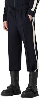 Emporio Armani FW23 Striped Knit Drawstring Sweatpants Black. 6R1PQ31JHQZ0999 Shop Emporio Armani FW23 Striped Knit Drawstring Sweatpants Black. 6R1PQ31JHQZ0999