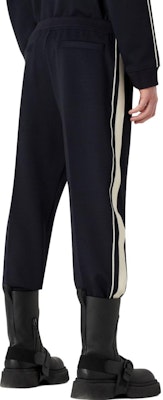 Emporio Armani FW23 Striped Knit Drawstring Sweatpants Black. 6R1PQ31JHQZ0999 Purchase Emporio Armani FW23 Striped Knit Drawstring Sweatpants Black. 6R1PQ31JHQZ0999