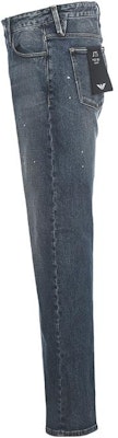 EMPORIO ARMANI FW23 水洗复古直筒牛仔裤 蓝色带拉链口袋 6R1J75-1DMXZ-0942 Shop EMPORIO ARMANI FW23 水洗复古直筒牛仔裤 蓝色带拉链口袋 6R1J75-1DMXZ-0942