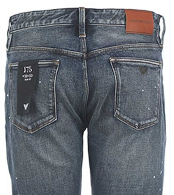 EMPORIO ARMANI FW23 水洗复古直筒牛仔裤 蓝色带拉链口袋 6R1J75-1DMXZ-0942 Sizing EMPORIO ARMANI FW23 水洗复古直筒牛仔裤 蓝色带拉链口袋 6R1J75-1DMXZ-0942