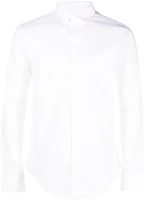EMPORIO ARMANI FW23 White Solid Button-Up Shirt. 01CC20-01C68-100 EMPORIO ARMANI FW23 White Solid Button-Up Shirt. 01CC20-01C68-100