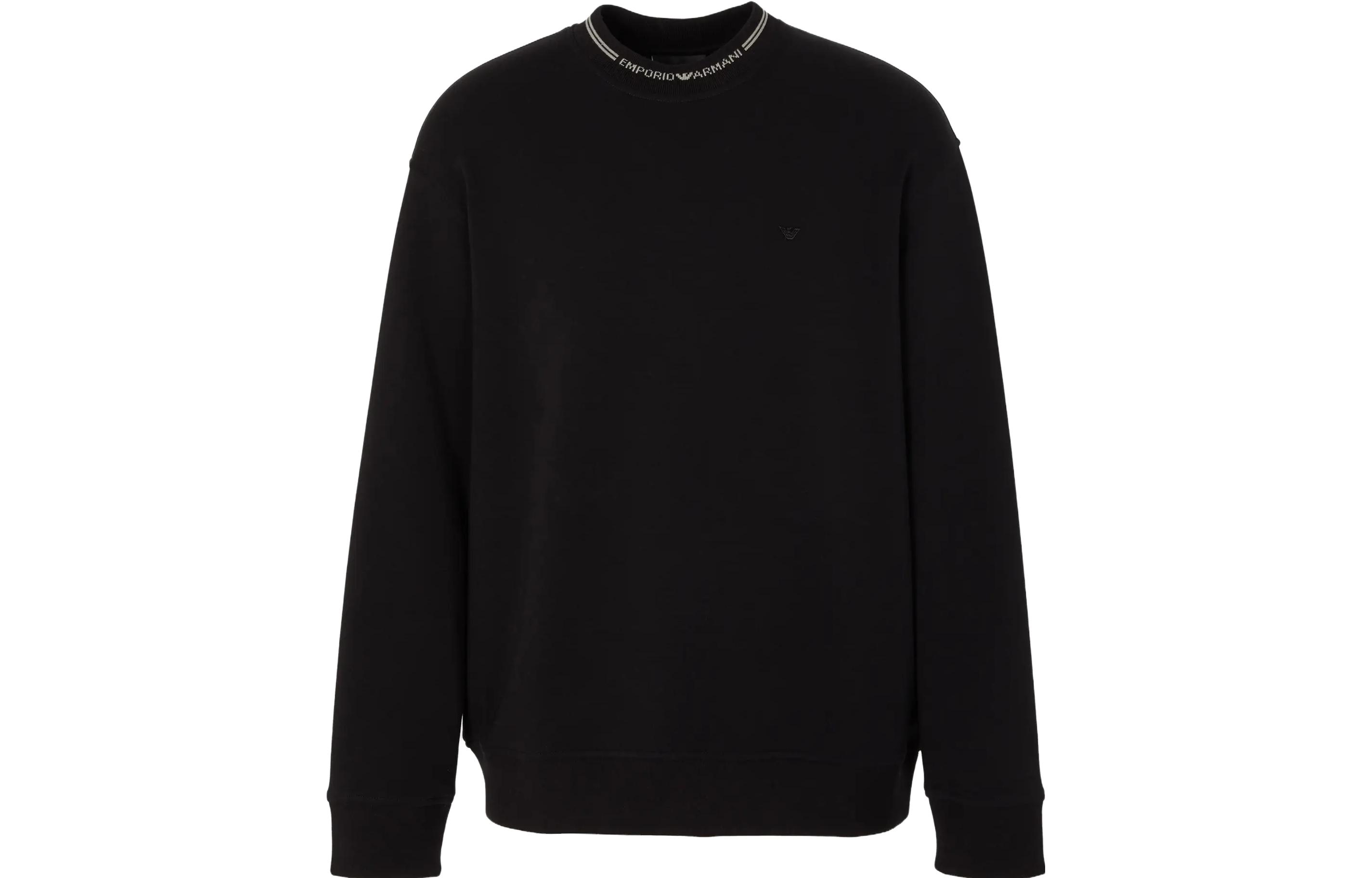 Emporio Armani FW23 Black Logo Print Crewneck Long Sleeve Sweatshirt 6R1MF2-1JHSZ-00A7 圖 2