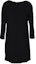 Order EMPORIO ARMANI FW23 Vestido Negro Casual con Cremallera y Mangas Largas. H4NA1G-2NWAZ-0999