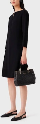 EMPORIO ARMANI FW23 Vestido Negro Casual con Cremallera y Mangas Largas. H4NA1G-2NWAZ-0999 Purchase EMPORIO ARMANI FW23 Vestido Negro Casual con Cremallera y Mangas Largas. H4NA1G-2NWAZ-0999