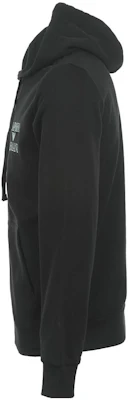 Emporio Armani FW23 黑色拉鏈連帽衫帶標誌印花 111784-3F571-00020 3