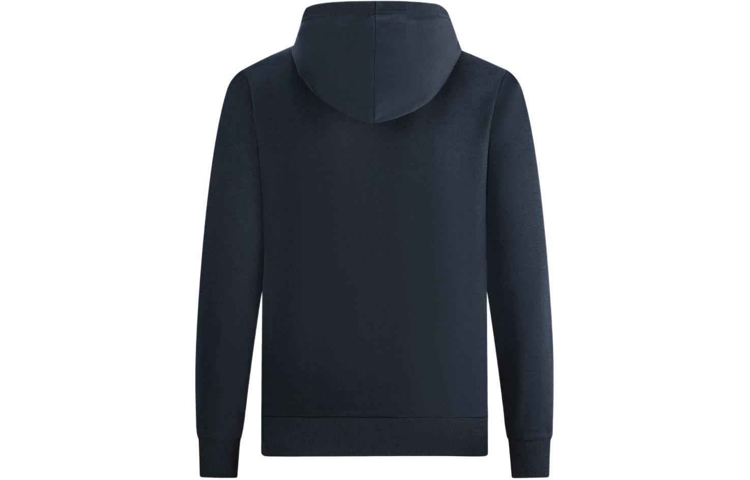 Lookbook Emporio Armani FW23 黑色拉鏈連帽衫帶標誌印花 111784-3F571-00020