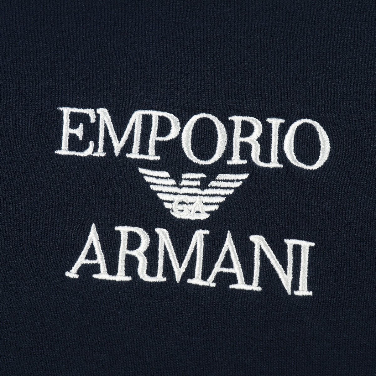 Cheap Emporio Armani FW23 黑色拉鏈連帽衫帶標誌印花 111784-3F571-00020