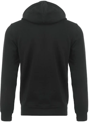 Emporio Armani FW23 黑色拉鏈連帽衫帶標誌印花 111784-3F571-00020 2