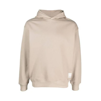 Emporio Armani FW23 Casual Pullover Sweatshirt Beige 8N1MM2-1JFHZ-01K0