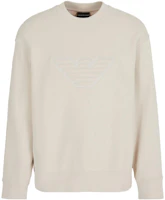 EMPORIO ARMANI FW23 Crewneck Pullover Knit Sweater Light Brown 6R1MG5-1JWPZ-01L7 EMPORIO ARMANI FW23 Crewneck Pullover Knit Sweater Light Brown 6R1MG5-1JWPZ-01L7