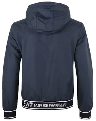 EMPORIO ARMANI FW23 EA7 標誌印花黑色男士休閒外套 6RPB08-PN27Z-1200 5