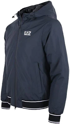 EMPORIO ARMANI FW23 EA7 標誌印花黑色男士休閒外套 6RPB08-PN27Z-1200 6