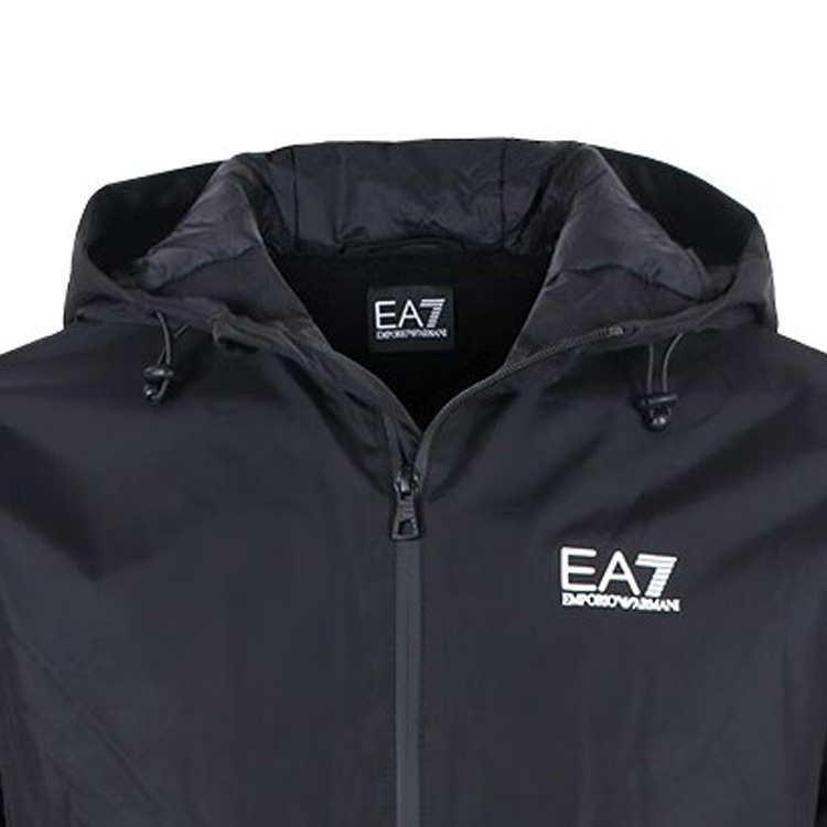 Cheap EMPORIO ARMANI FW23 EA7 標誌印花黑色男士休閒外套 6RPB08-PN27Z-1200
