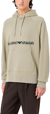 Emporio Armani FW23 男士刺绣标志休闲卫衣鼠尾草绿色 6R1ME9-1JWPZ-05C4 Purchase Emporio Armani FW23 男士刺绣标志休闲卫衣鼠尾草绿色 6R1ME9-1JWPZ-05C4