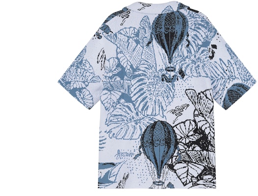 Kemeja Kasual Lengan Pendek Pria EMPORIO ARMANI FW23 Motif Bunga. 6R1CV5-1M40Z-F116 Lookbook Kemeja Kasual Lengan Pendek Pria EMPORIO ARMANI FW23 Motif Bunga. 6R1CV5-1M40Z-F116