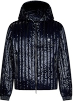 EMPORIO ARMANI FW23 Glossy Hooded Down Jacket Mens Blue 6R1B79-1NKZZ-0920 EMPORIO ARMANI FW23 Glossy Hooded Down Jacket Mens Blue 6R1B79-1NKZZ-0920