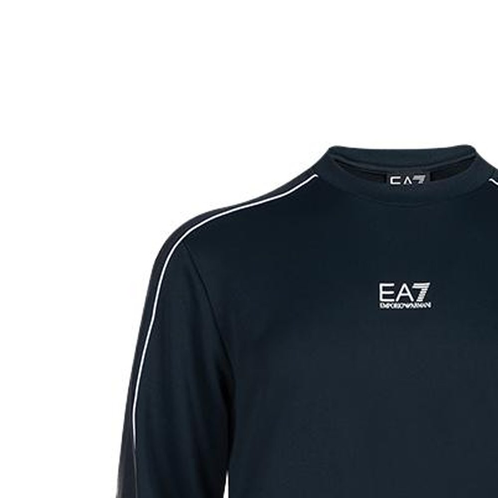 Emporio Armani FW23 Grey Pullover Sweatshirt with Stripe Letter Print 6RPM05-PJ16Z-1578 圖 3