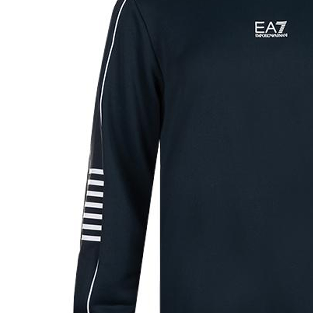 Emporio Armani FW23 Grey Pullover Sweatshirt with Stripe Letter Print 6RPM05-PJ16Z-1578 圖 4