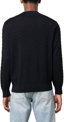 EMPORIO ARMANI FW23 Sweater Pria Rajut Motif Herringbone Biru 6R1MX9-1MCWZ-F979 Shop EMPORIO ARMANI FW23 Sweater Pria Rajut Motif Herringbone Biru 6R1MX9-1MCWZ-F979
