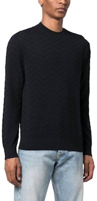 EMPORIO ARMANI FW23 Sweater Pria Rajut Motif Herringbone Biru 6R1MX9-1MCWZ-F979 Purchase EMPORIO ARMANI FW23 Sweater Pria Rajut Motif Herringbone Biru 6R1MX9-1MCWZ-F979