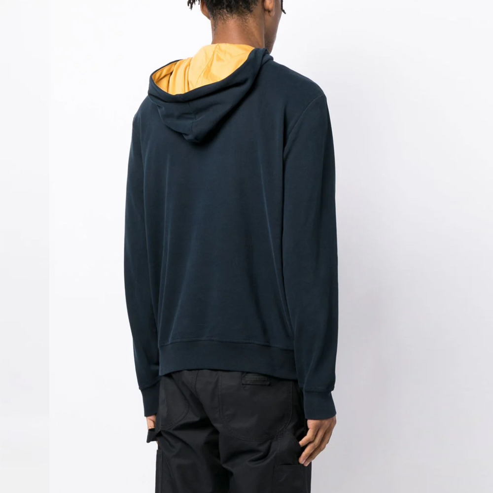 Shop Hoodie Emporio Armani FW23 dengan Logo Huruf dan Rekaan Pullover 112052-3F573-00135