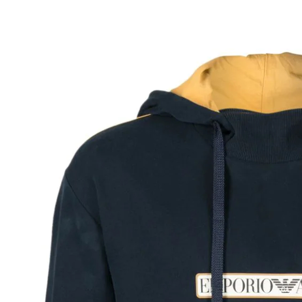 Details for Hoodie Emporio Armani FW23 dengan Logo Huruf dan Rekaan Pullover 112052-3F573-00135