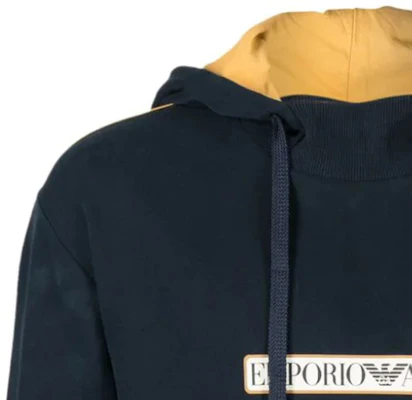 Hoodie Emporio Armani FW23 dengan Logo Huruf dan Rekaan Pullover 112052-3F573-00135 Details for Hoodie Emporio Armani FW23 dengan Logo Huruf dan Rekaan Pullover 112052-3F573-00135