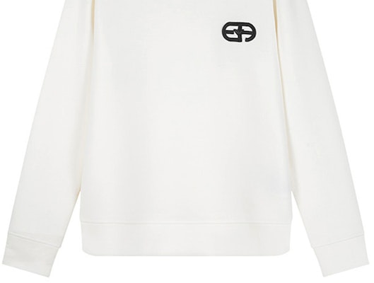 Emporio Armani FW23 男士米白色標誌套頭衫 8N1ML7-1JHSZ-0101 Cheap Emporio Armani FW23 男士米白色標誌套頭衫 8N1ML7-1JHSZ-0101