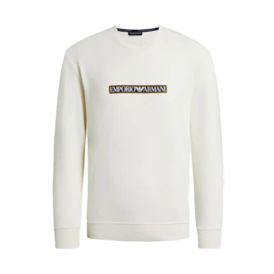 Emporio Armani FW23 Logo Print Crewneck Sweatshirt 111785-3F573-12311
