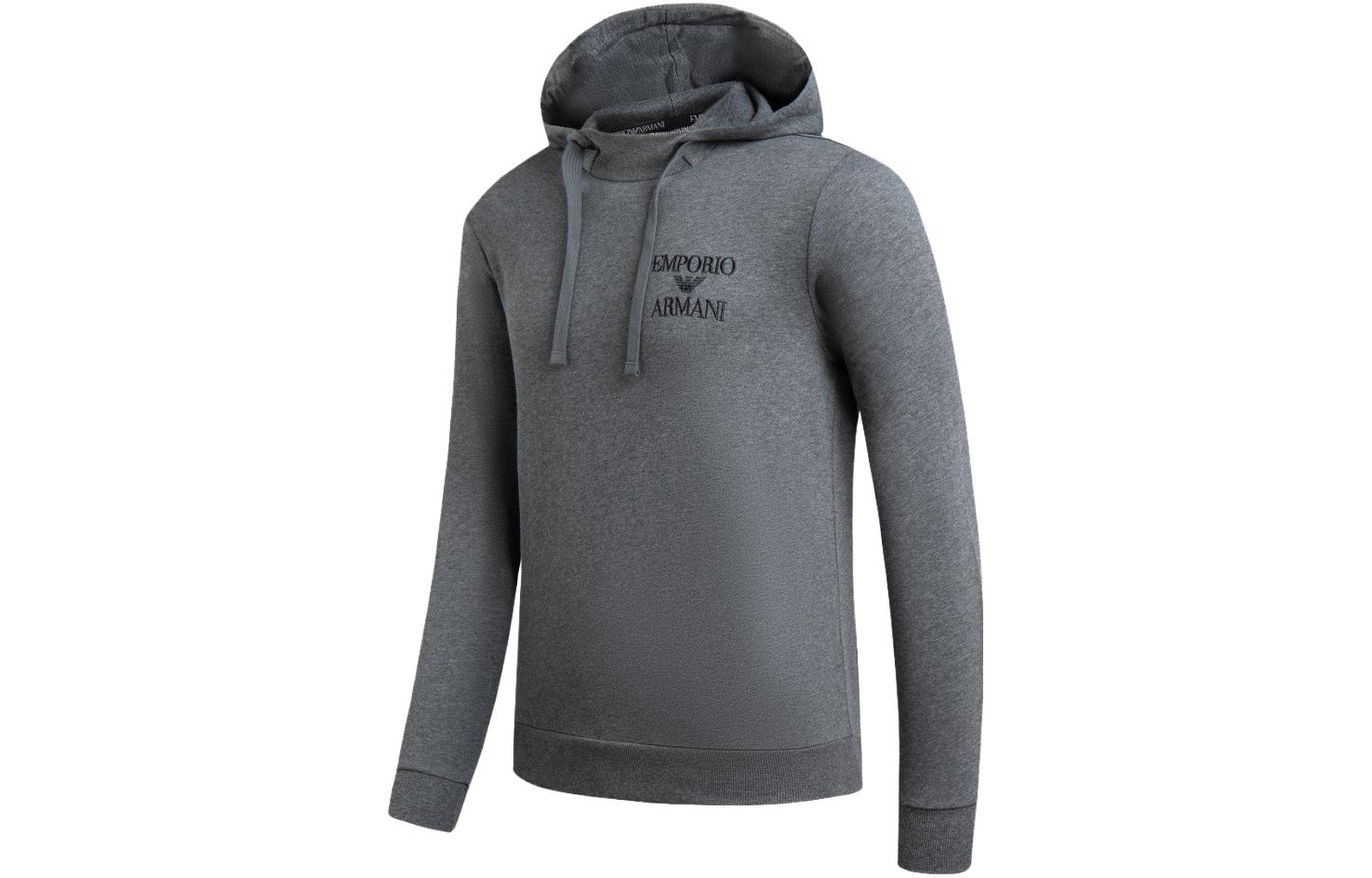 Emporio Armani FW23 Logo Print Drawstring Hoodie Long Sleeve Sweatshirt 112052-3F571-00135 圖 11