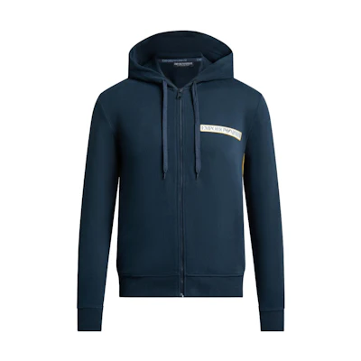 Emporio Armani FW23 Logo Print Zip-Up Hoodie Jacket 112053-3F573-00135