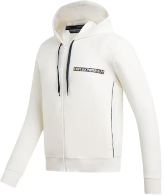 Emporio Armani FW23 Jaket Hoodie Zip-Up Logo Cetakan 112053-3F573-00135 8