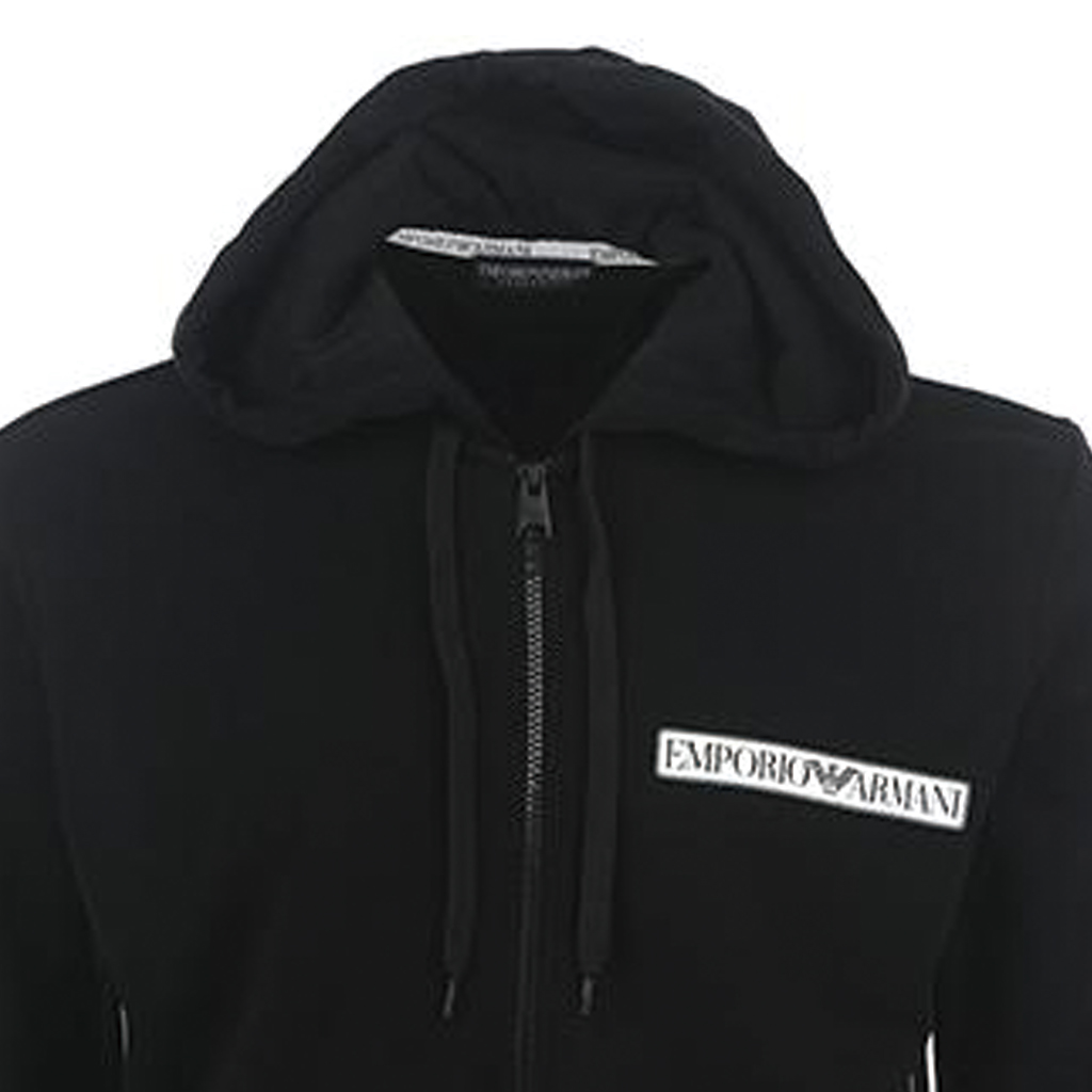 Purchase Emporio Armani FW23 Jaket Hoodie Zip-Up Logo Cetakan 112053-3F573-00135