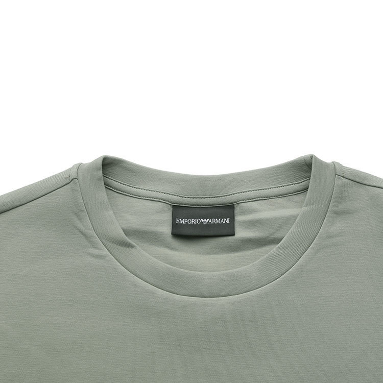Sizing EMPORIO ARMANI FW23 Logo Pullover Sweatshirt Men’s Sage Green. 8N1ML7-1JHSZ-0606