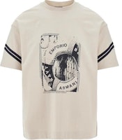 EMPORIO ARMANI FW23 Pattern Print Crew Neck Short Sleeve T-Shirt . 6R1TA7-1JWZZ-00B8 EMPORIO ARMANI FW23 Pattern Print Crew Neck Short Sleeve T-Shirt . 6R1TA7-1JWZZ-00B8
