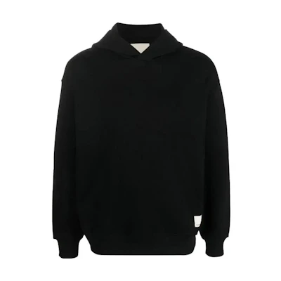 Emporio Armani FW23 Plain Black Pullover Hoodie Men’s Casual Wear 8N1MM2-1JFHZ-0095