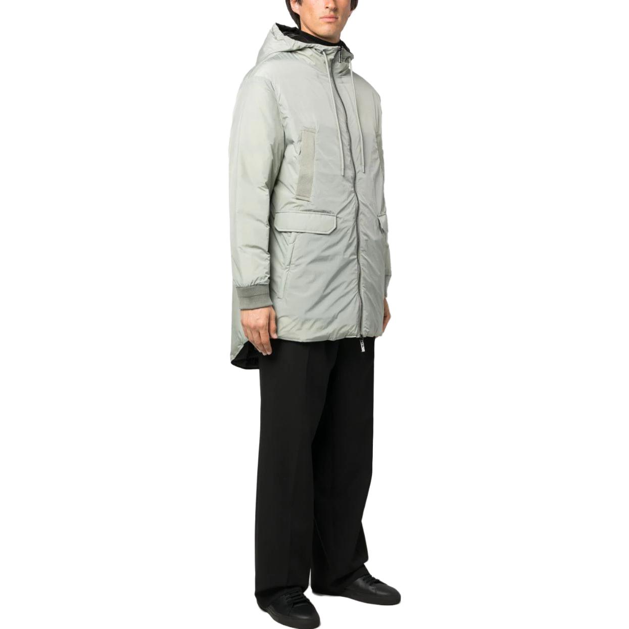 Purchase Chaqueta Reversible con Capucha Emporio Armani FW23 Hombre - Verde Claro. 6R1L95-1NHMZ-06D9