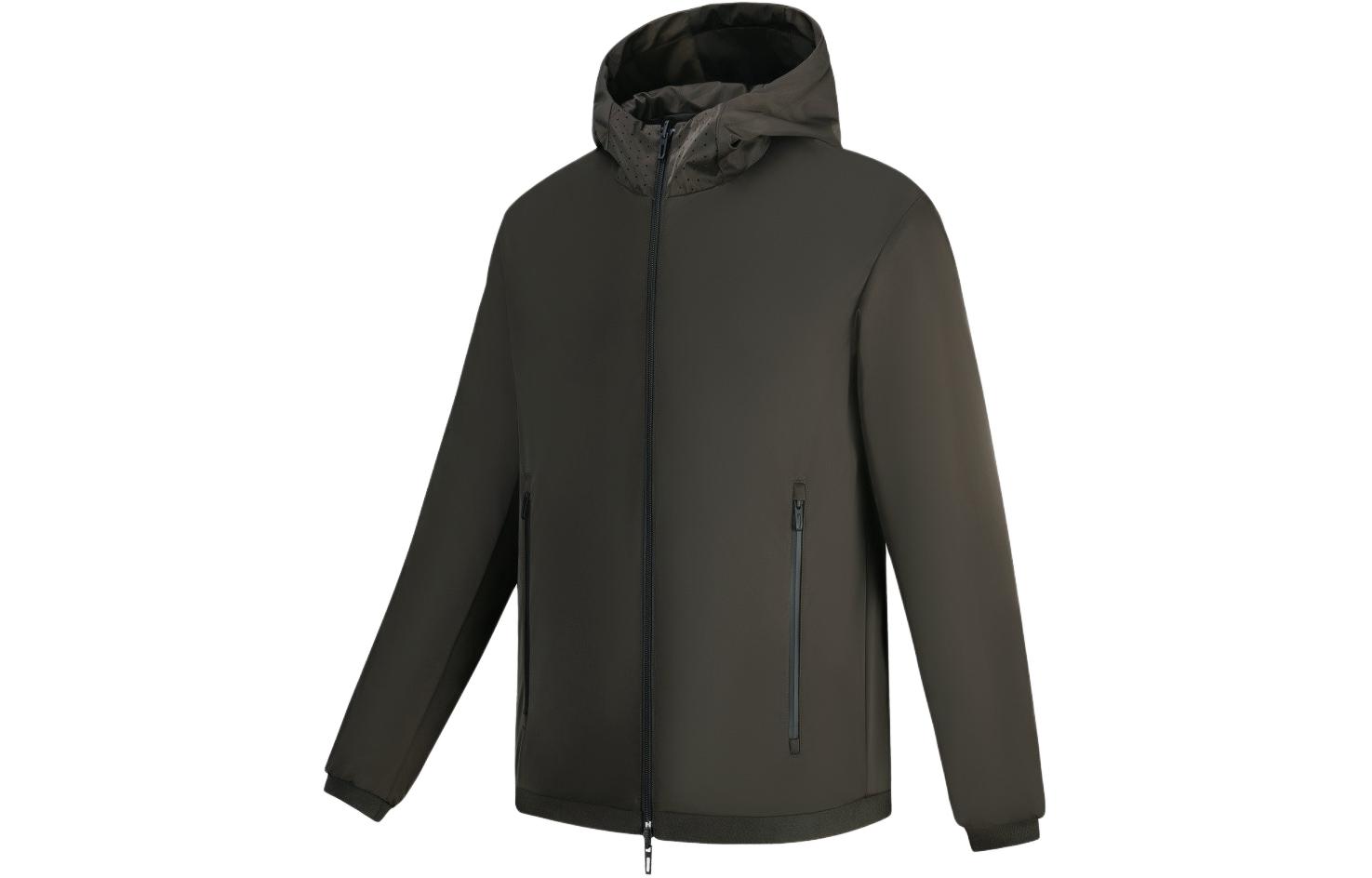 Emporio Armani FW23 Reversible Solid Color Hooded Jacket Men’s Army Green. 6R1B86-1NIDZ-0583 圖 4