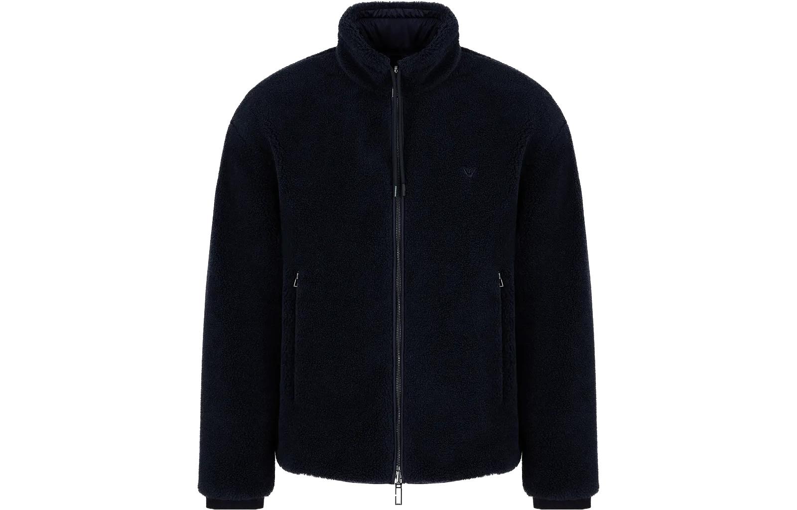 Emporio Armani FW23 Reversible Solid Color Stand Collar Jacket 6R1MG8-1JOAZ-10920