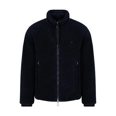 Emporio Armani FW23 Reversible Solid Color Stand Collar Jacket 6R1MG8-1JOAZ-10920