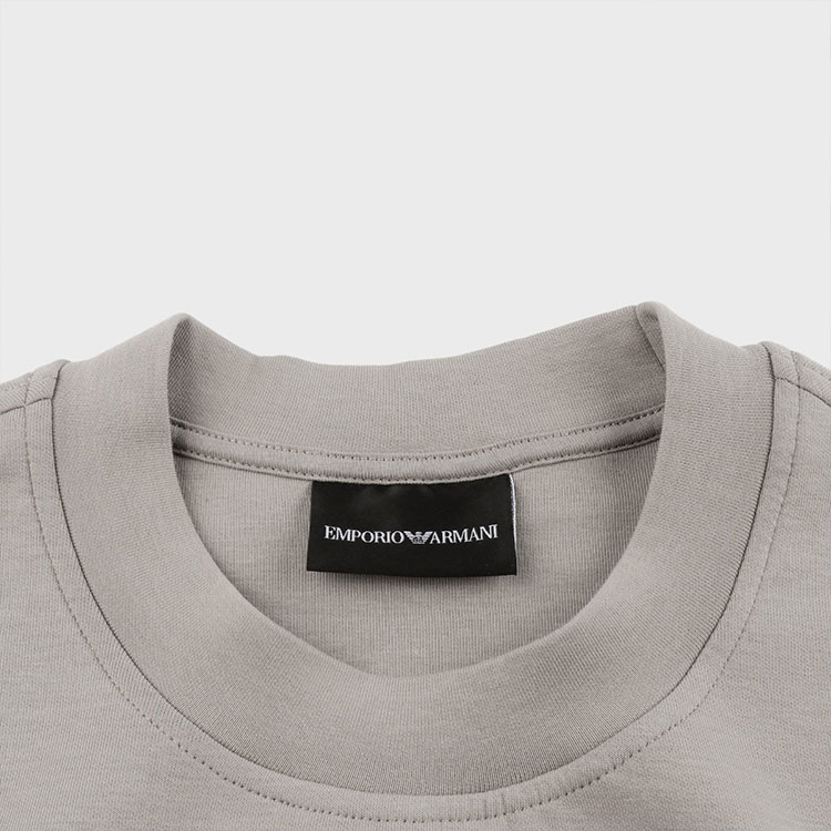 Emporio Armani FW23 Solid Logo Embroidered Casual Sweatshirt Gray-Green 6R1ME7-1JHSZ-0643 圖 8