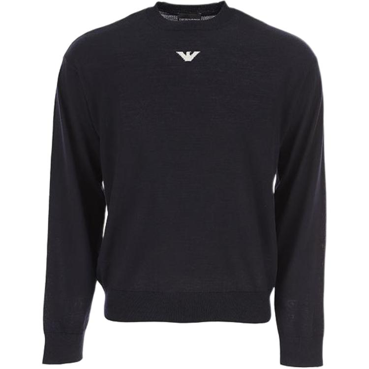 Emporio Armani FW23 Solid Navy Blue Sweatshirt 6R1MXG-1MNGZ-F904
