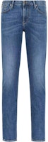 EMPORIO ARMANI FW23 Washed-Zip Casual Denim Jeans Men’s Blue 6R1J06-1DRHZ-0942 EMPORIO ARMANI FW23 Washed-Zip Casual Denim Jeans Men’s Blue 6R1J06-1DRHZ-0942
