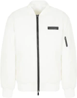 Emporio Armani FW23 White Baseball Collar Zip Jacket 6RZB12-ZNJ7Z-116L Emporio Armani FW23 White Baseball Collar Zip Jacket 6RZB12-ZNJ7Z-116L